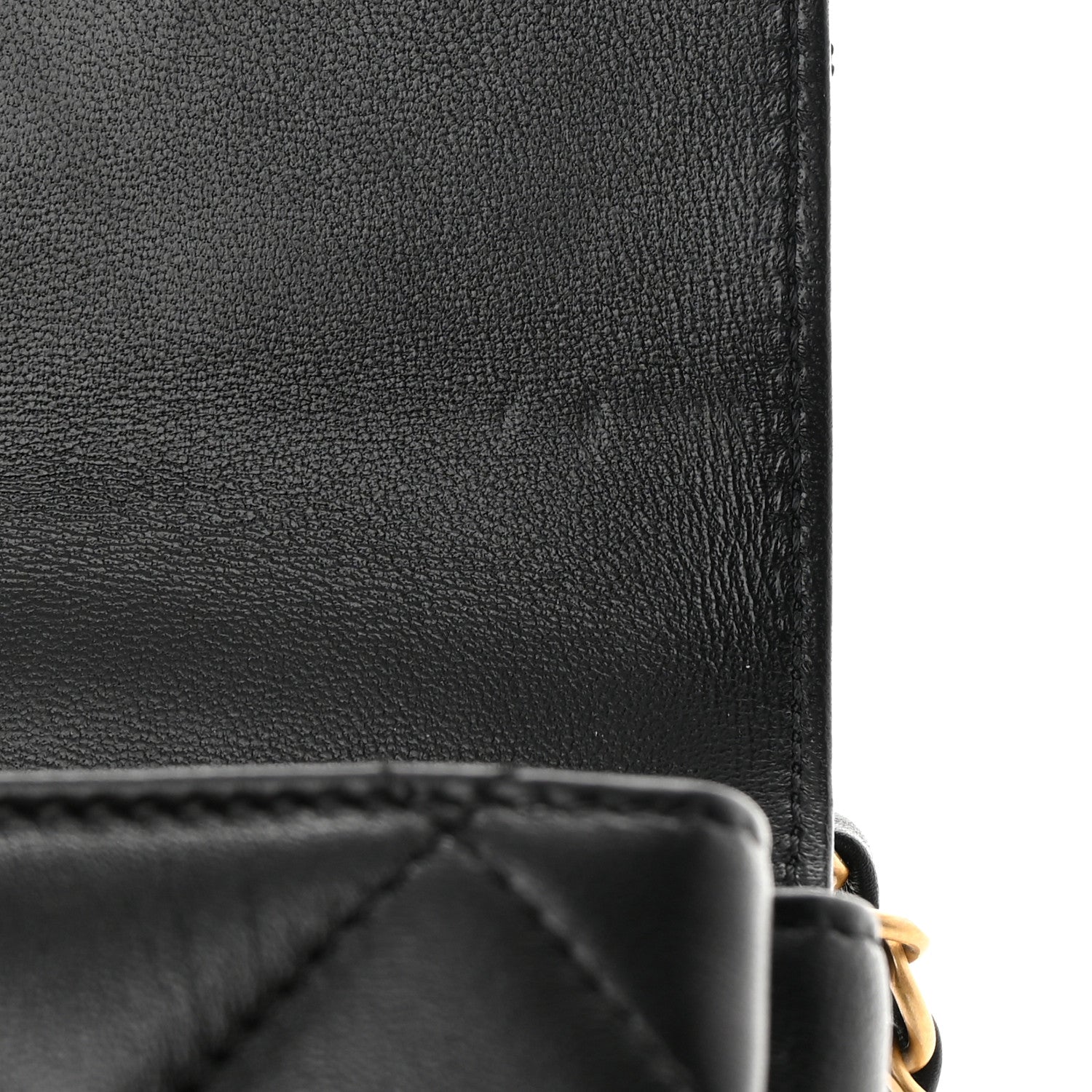 Chanel Lambskin Quilted Mini CC Crystal Logo Chain Flap Black 10 of 13