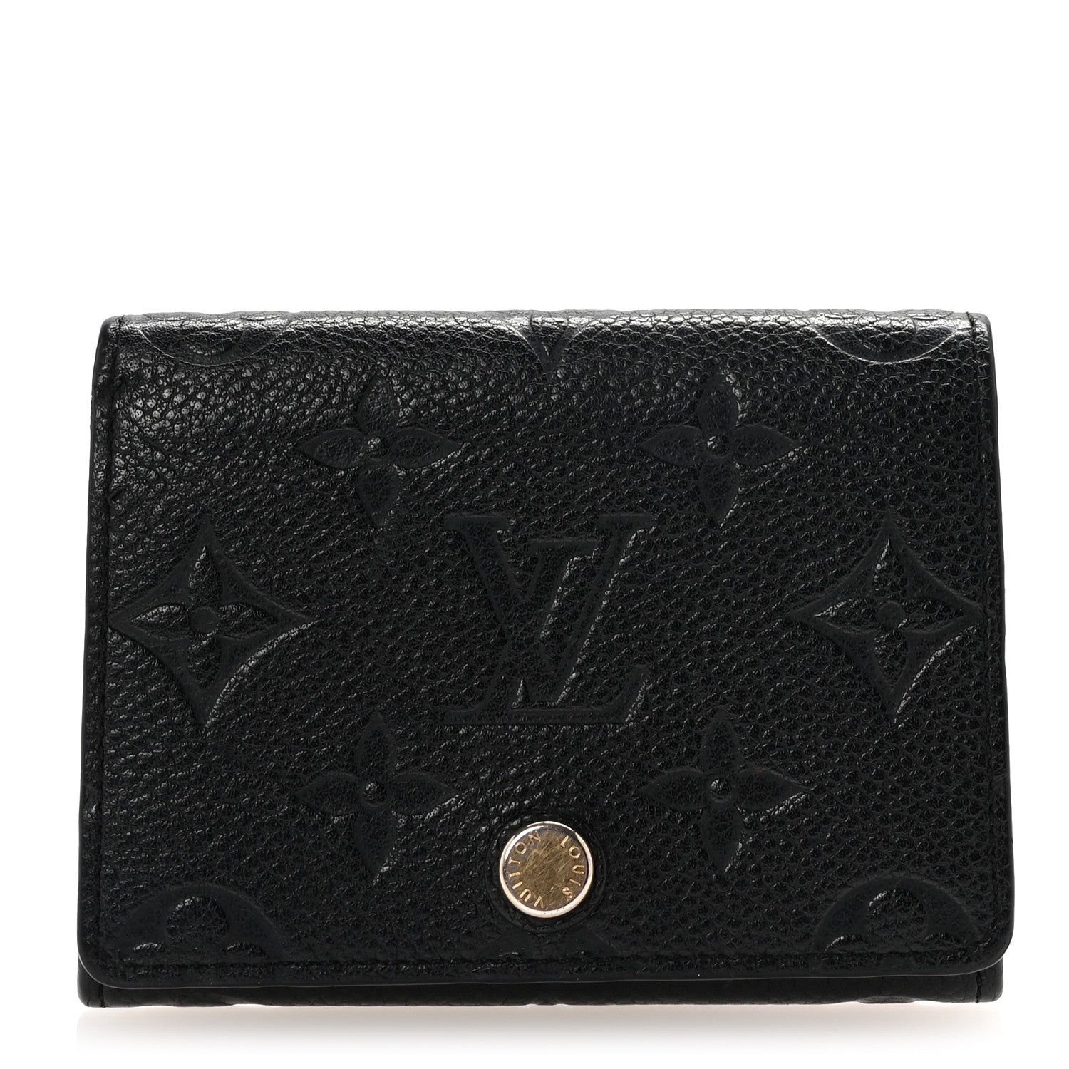 Louis Vuitton Empreinte Business Card Holder Black 1 of 8