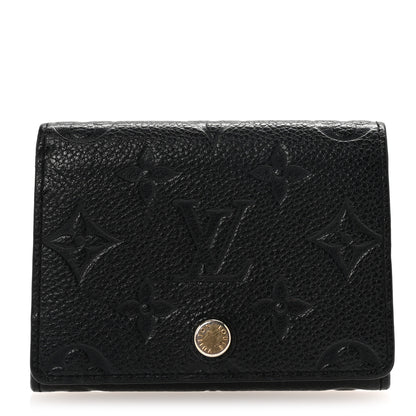 Louis Vuitton Empreinte Business Card Holder Black 1 of 8