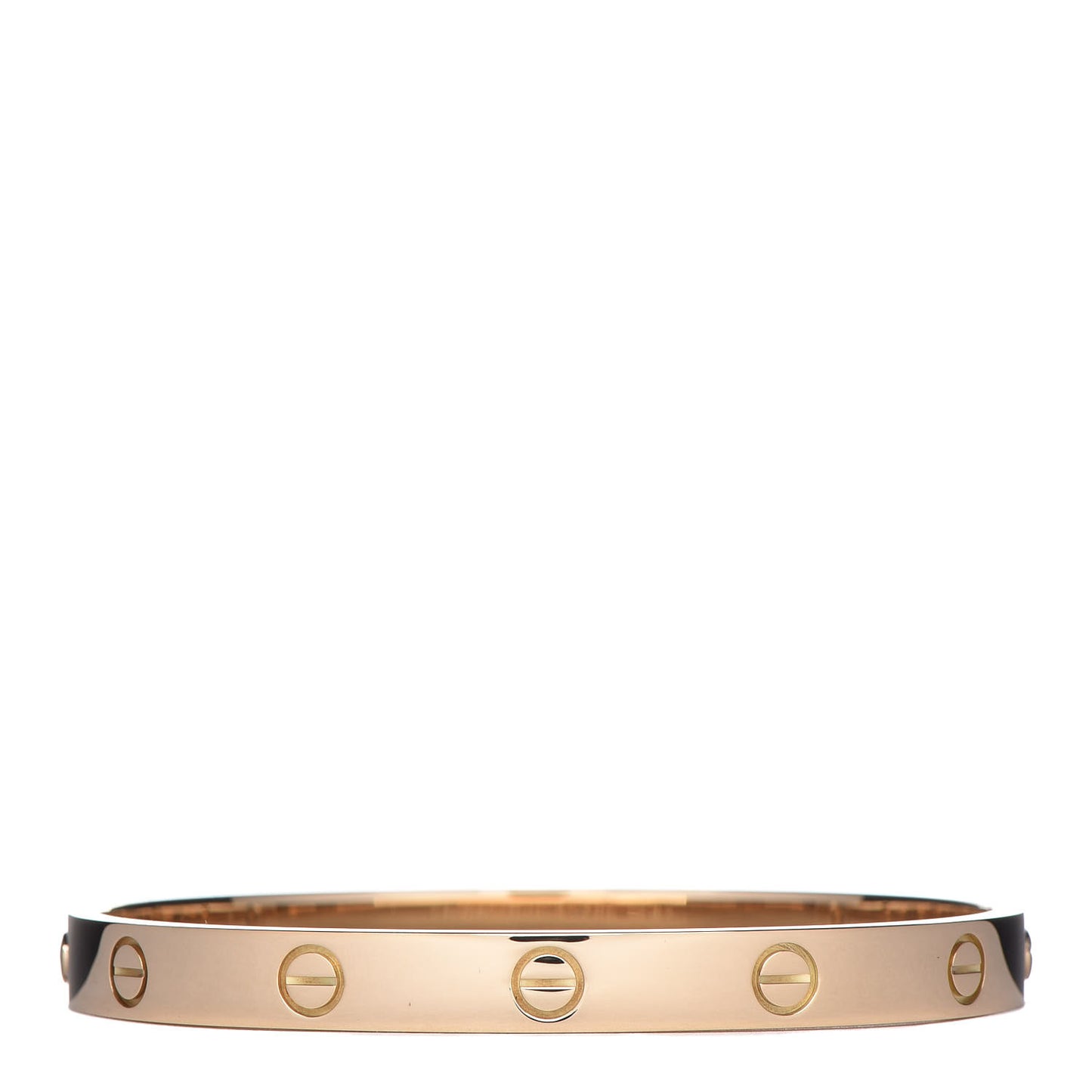 18K Yellow Gold LOVE Bracelet 17