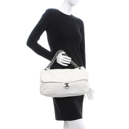 Chanel Lambskin Large Soft and Chain Flap White 2 of 9