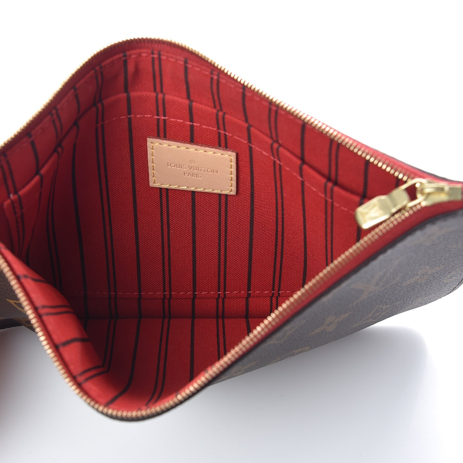 Louis Vuitton Monogram Neverfull MM GM Pochette Cherry 5 of 6
