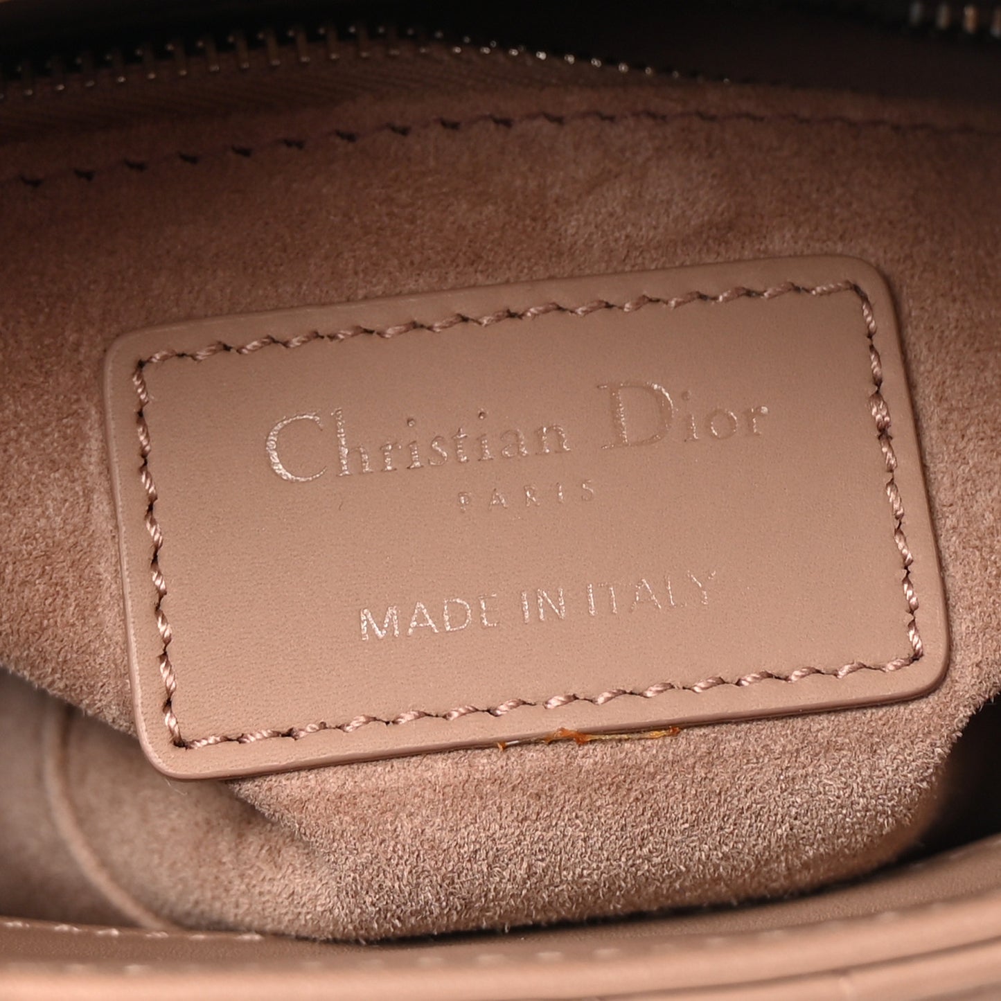 Ultra Matte Calfskin Cannage Mini Lady Dior Fard
