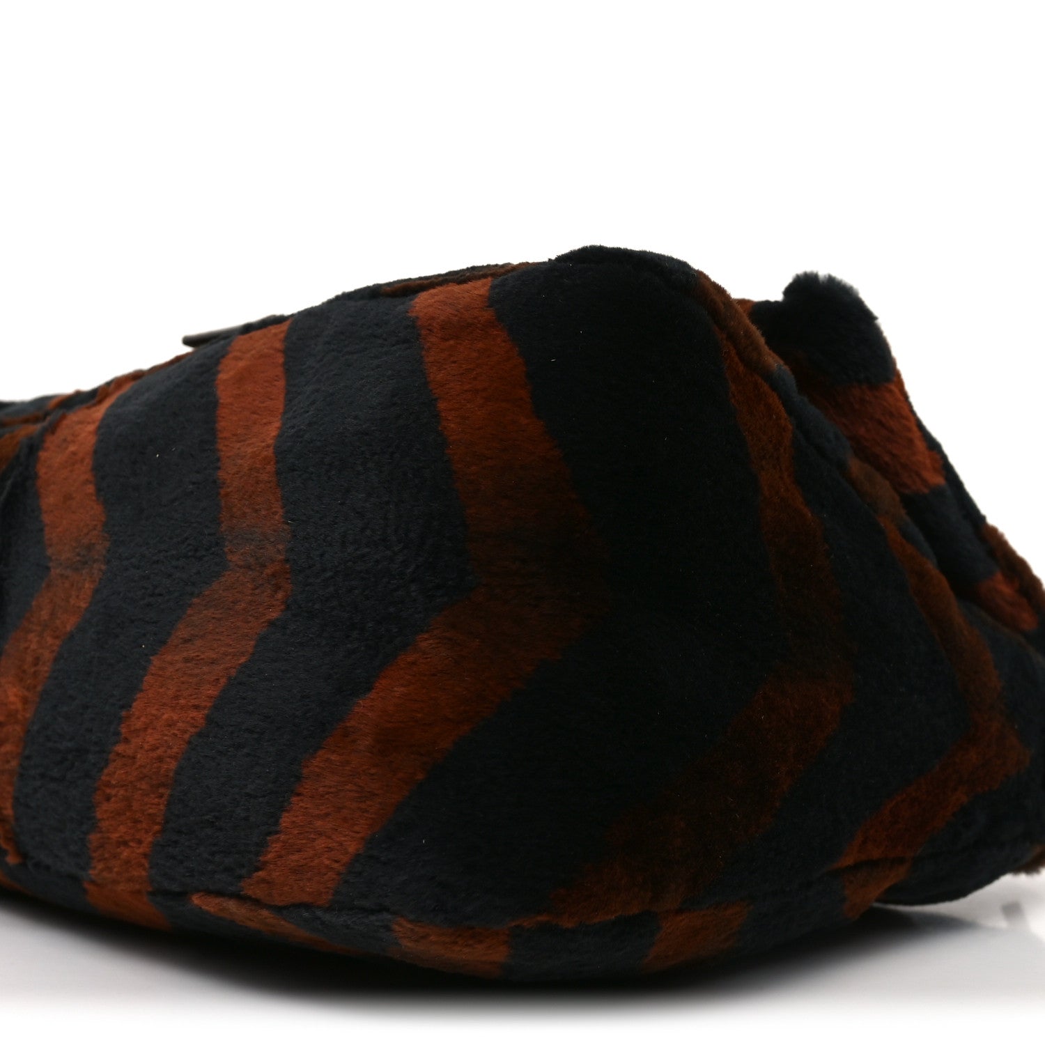 Fendi Mink Snakeskin Chevron Mama Baguette 10 of 11