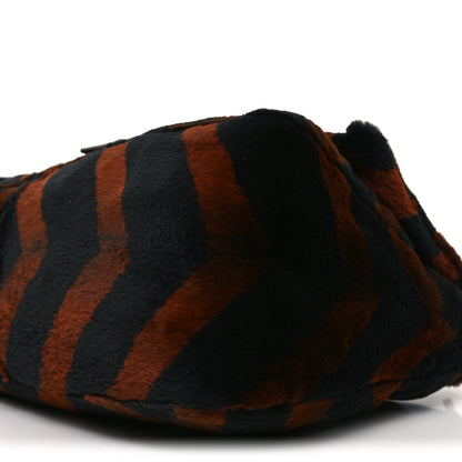 Fendi Mink Snakeskin Chevron Mama Baguette 10 of 11