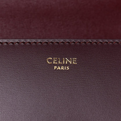 Celine Box Calfskin Teen Classic Box Flap Burgundy 7 of 10