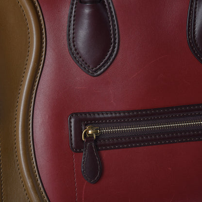 Celine Smooth Calfskin Mini Tri-Color Luggage Rust 12 of 12