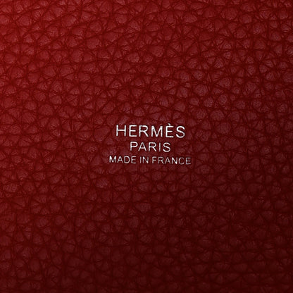 Hermes Taurillon Clemence Picotin Lock 22 MM Rouge Tomate 5 of 11