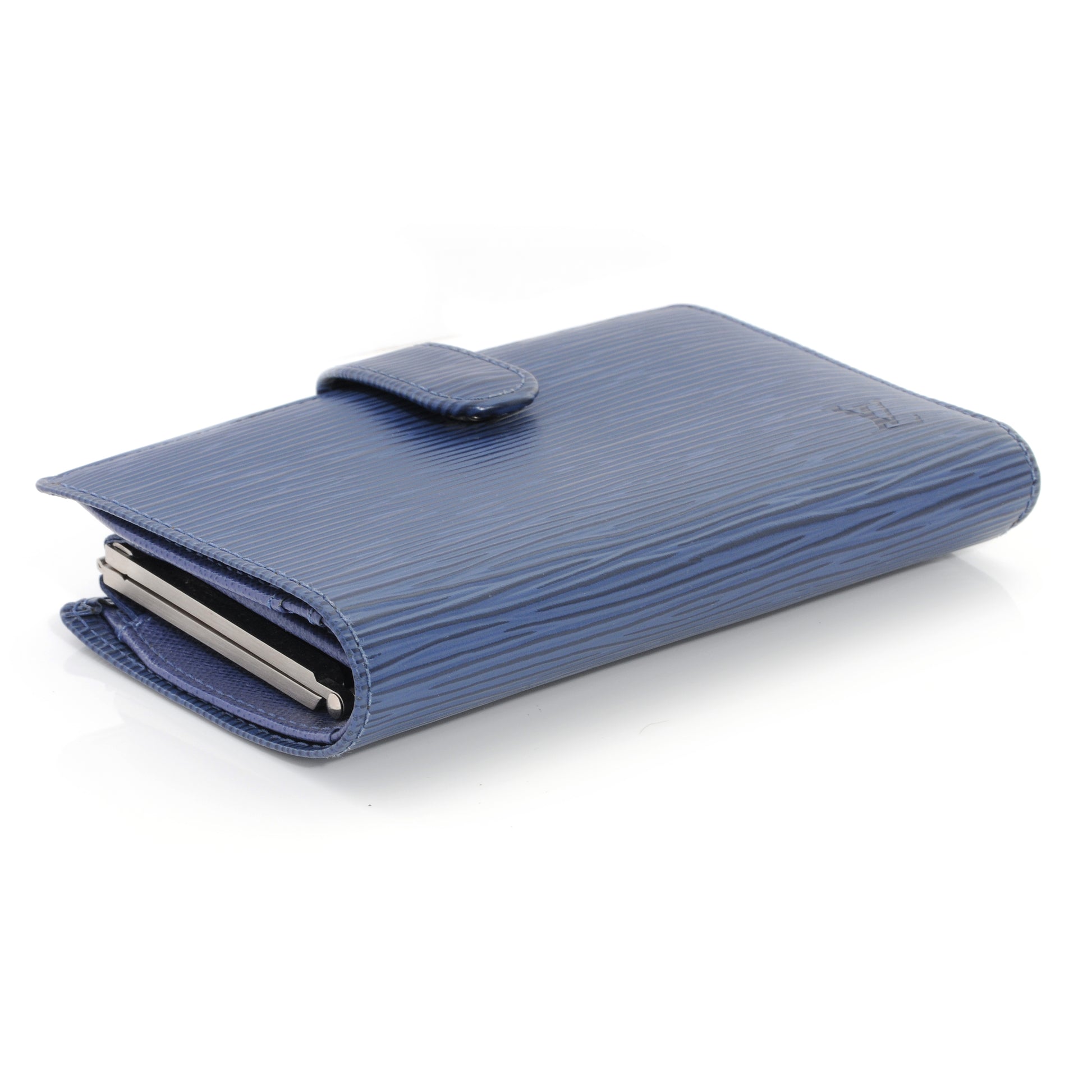Louis Vuitton Epi French Purse Wallet Myrtille 3 of 6