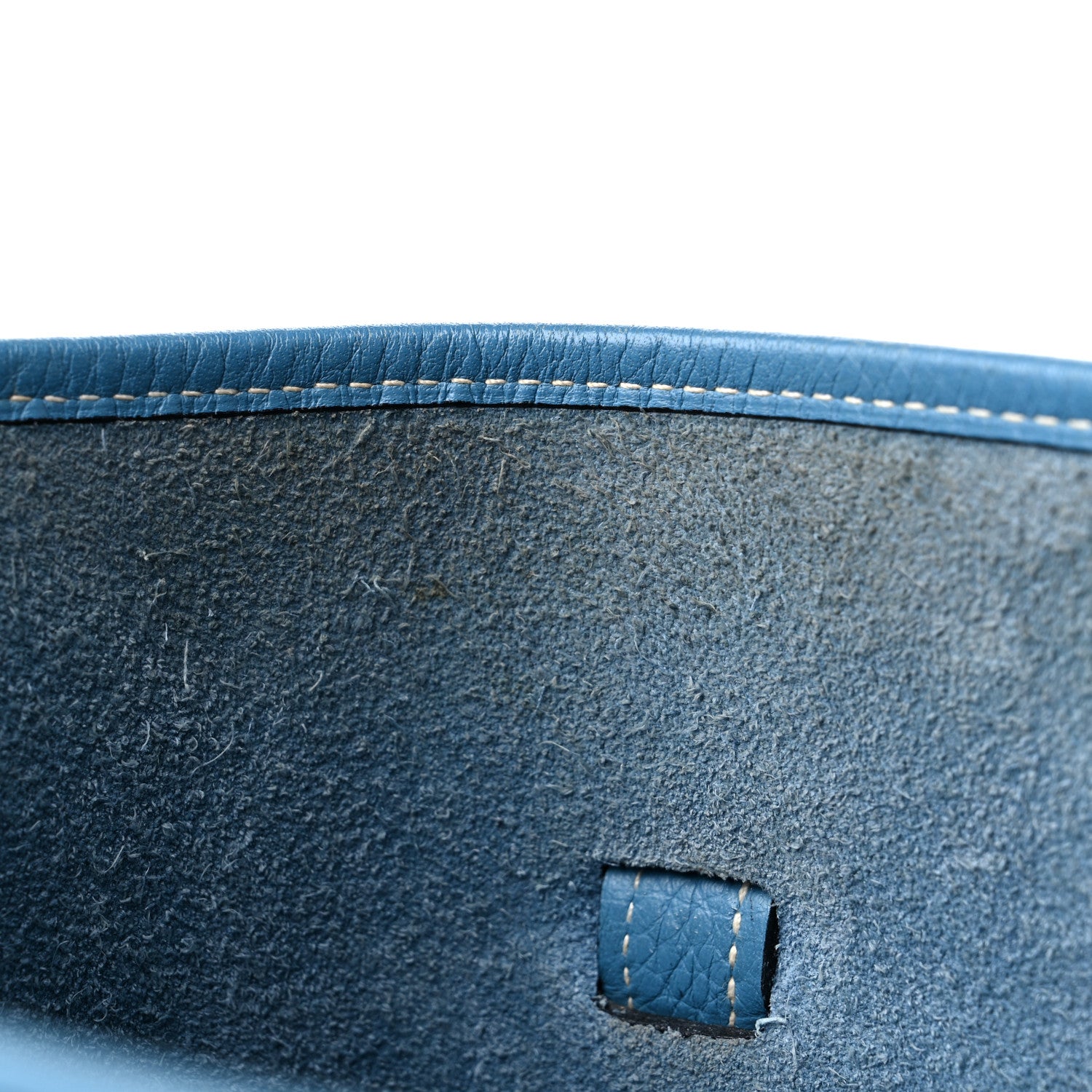 Hermes Taurillon Clemence Evelyne GM Blue Jean 12 of 19