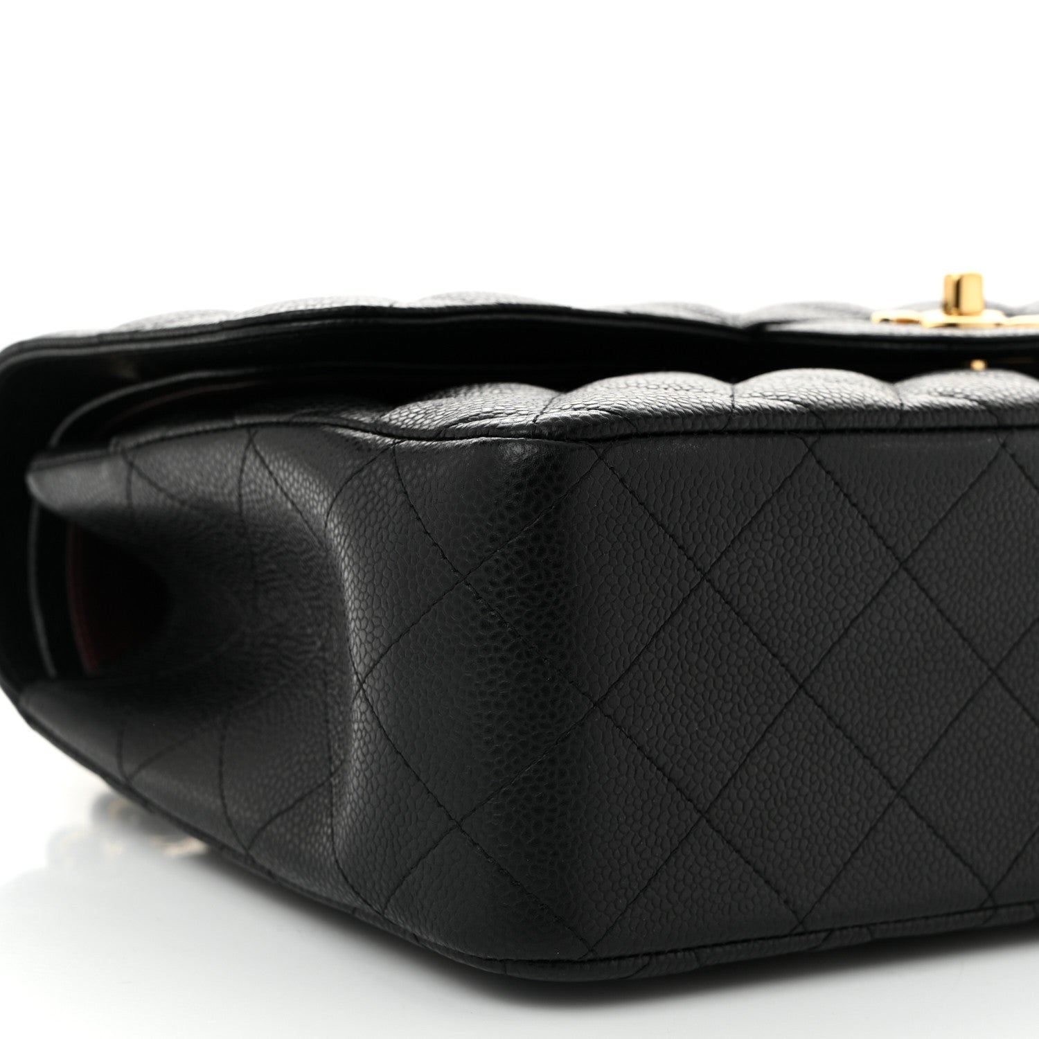 Chanel Caviar Quilted Jumbo Double Flap Black 9 of 11