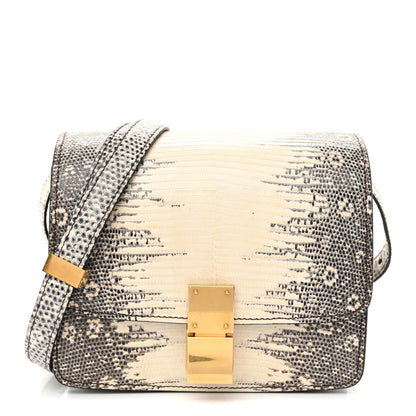 Celine Lizard Small Classic Box Flap Bag Natural 1 of 9