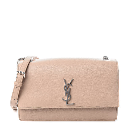 Saint Laurent Grained Calfskin Embossed Monogram Medium Sunset Marble Pink 1 of 10