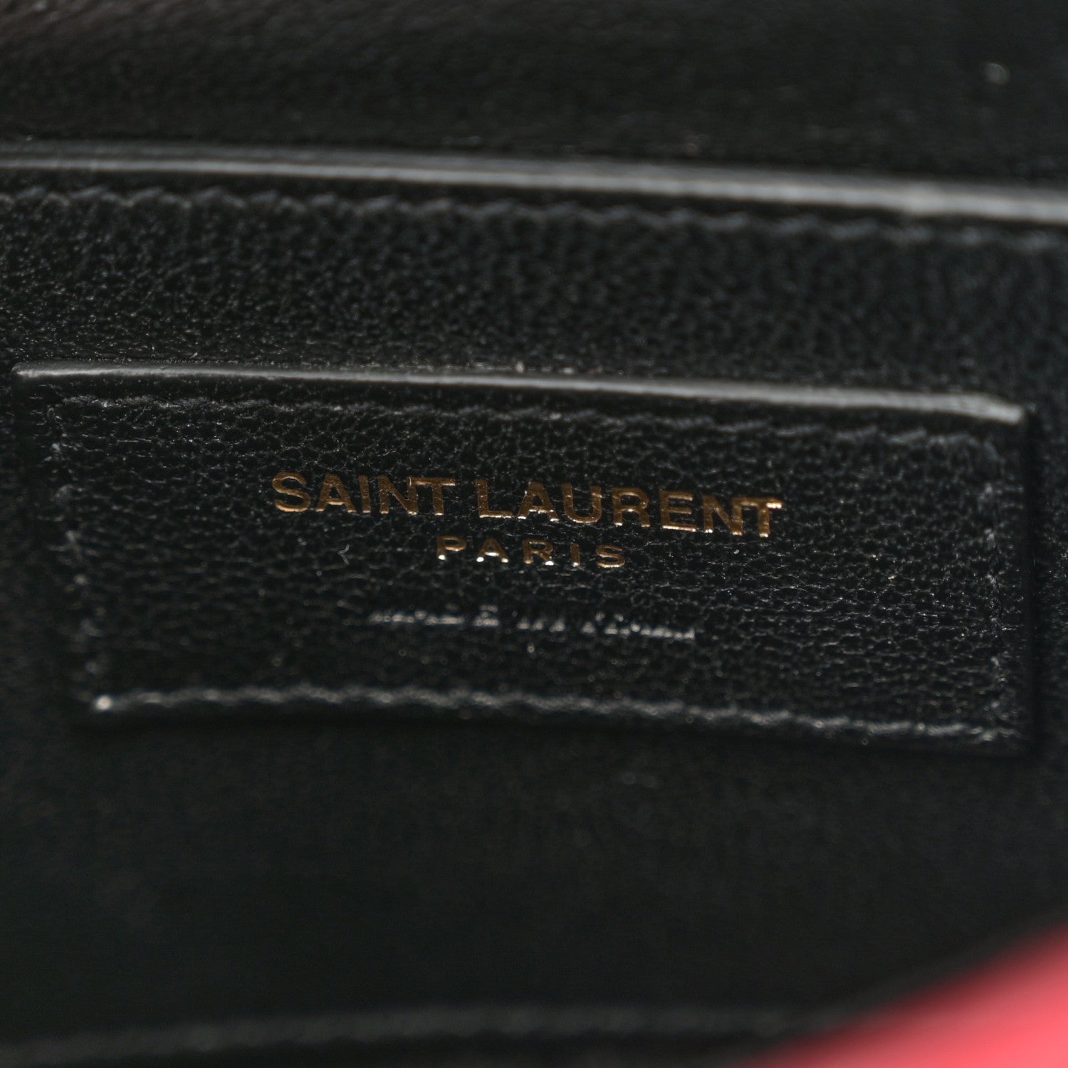 Saint Laurent Patent Matelasse Monogram Small Vicky Chain Bag Red 6 of 13