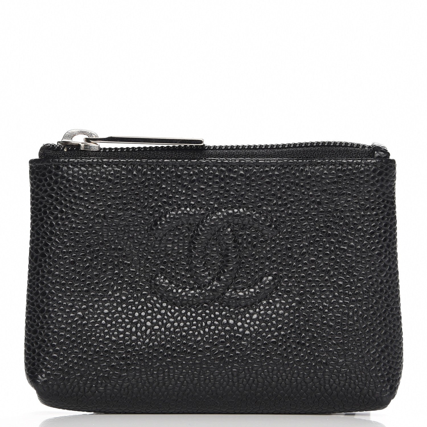 Chanel Caviar Timeless CC Key Holder Black 1 of 8