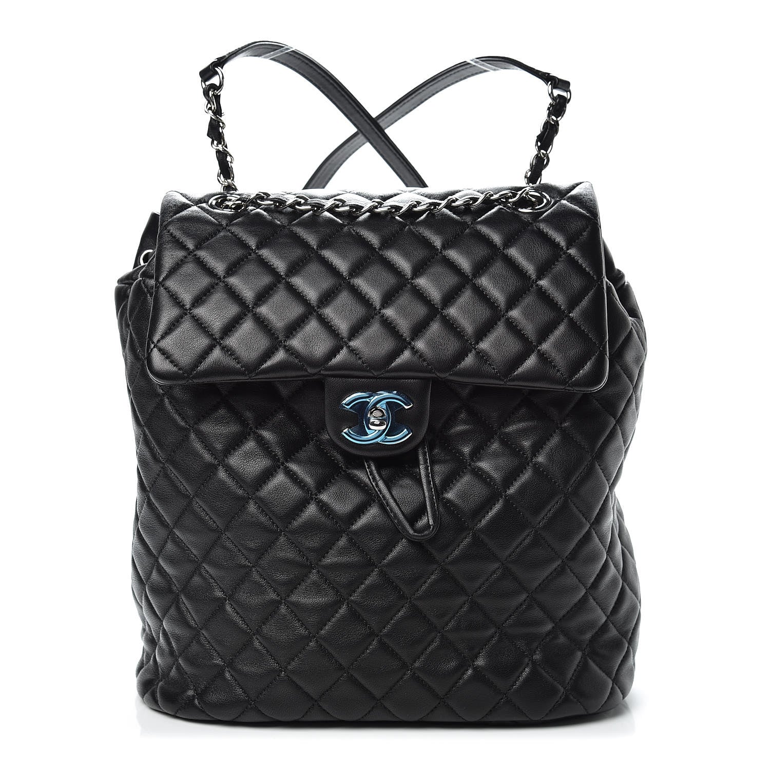 Chanel Lambskin Quilted Large Urban Spirit Backpack Black 1 of 10