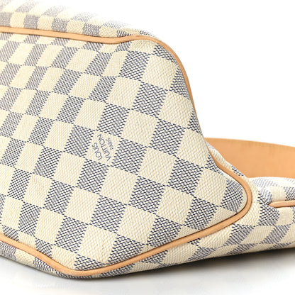 Louis Vuitton Damier Azur Delightful MM Rose Ballerine 9 of 9
