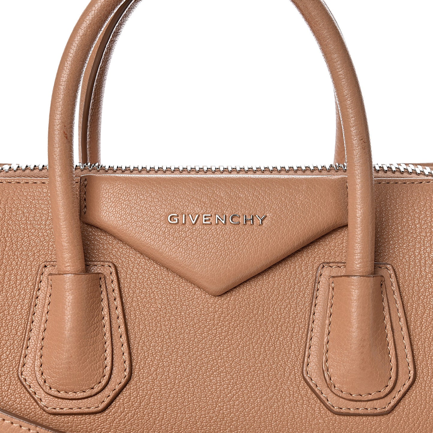 Sugar Goatskin Small Antigona Medium Beige
