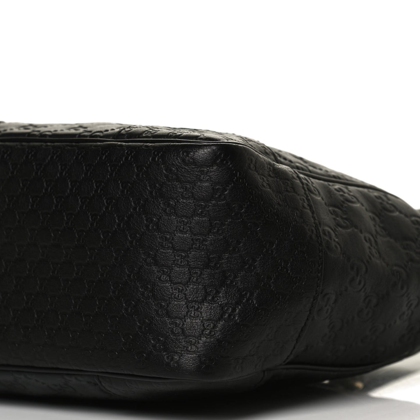 Guccissima Small Bree Zippered Tote Black