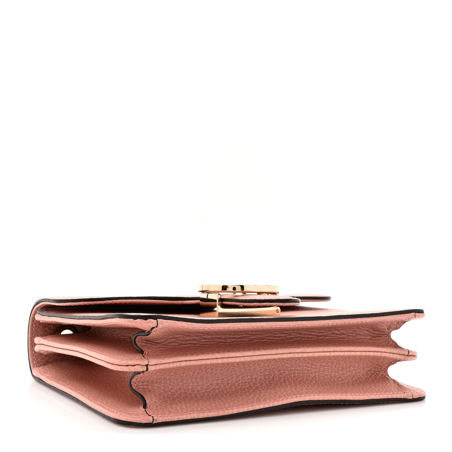 Gucci Dollar Calfskin Small Interlocking G Shoulder Bag Soft Pink 4 of 10