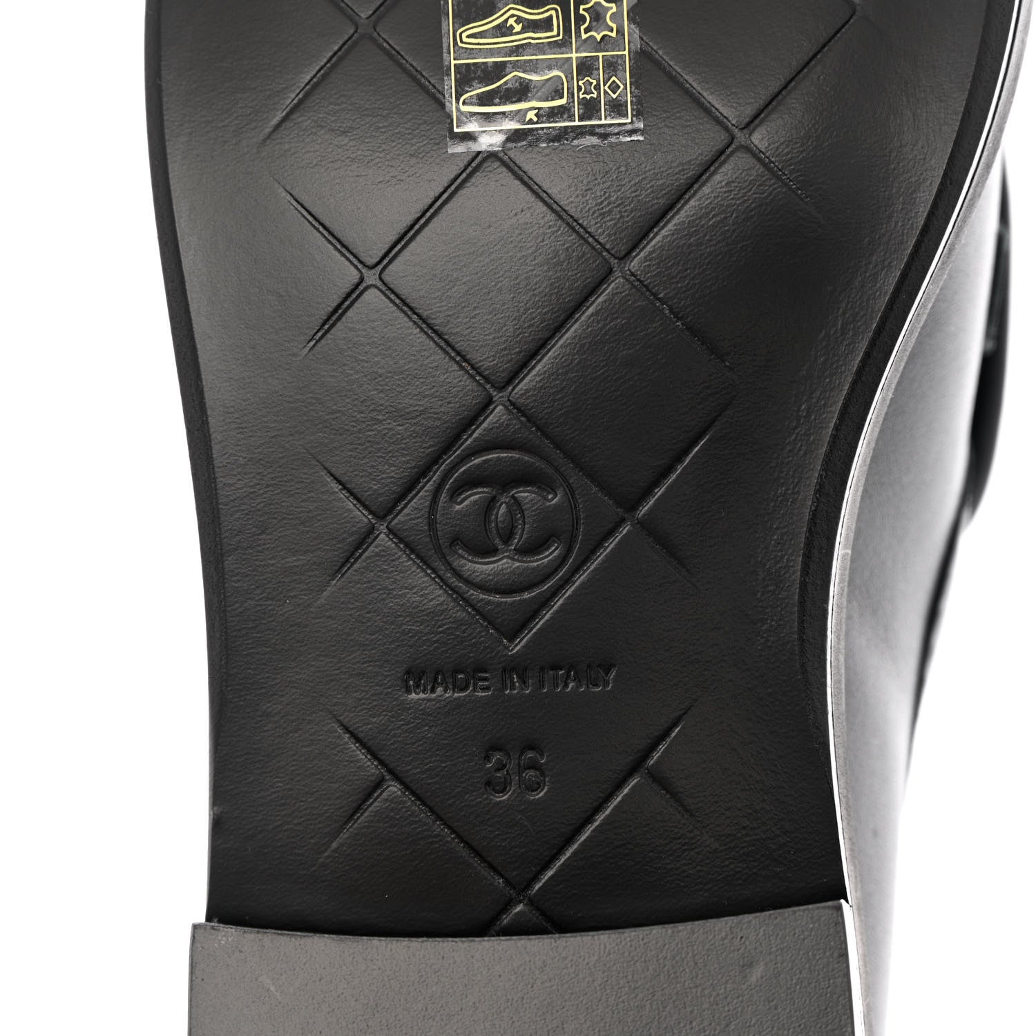 Chanel Lambskin Quilted CC Turnlock Loafers 36 Black 8 of 13