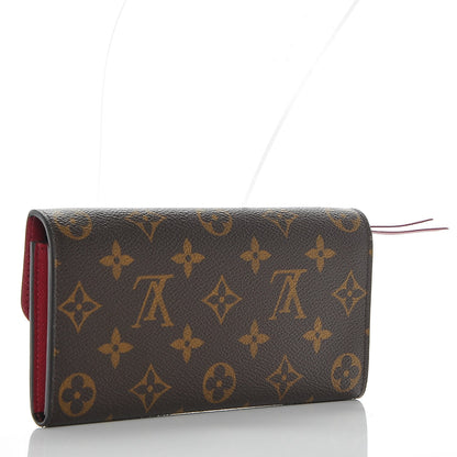 Louis Vuitton Monogram Emilie Wallet Fuchsia 3 of 6
