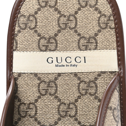 Gucci GG Supreme Monogram Granada Kid Mens Lug Sole Slide Sandals 9.5 Beige New Acero 8 of 9
