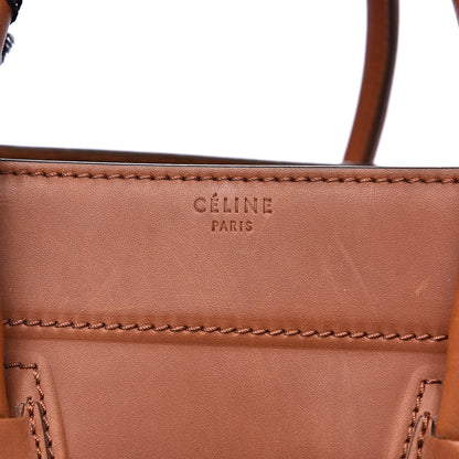 Celine Natural Calfskin Medium Phantom Luggage Tan 17 of 20