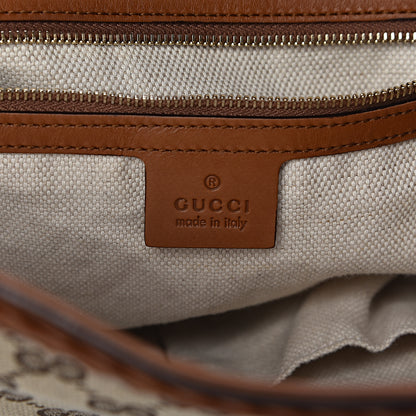 Gucci Monogram Medium Brick Lane Hobo Brown 7 of 12