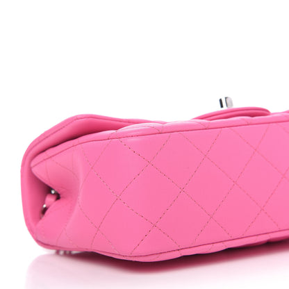 Chanel Lambskin Quilted Mini Rectangular Flap Pink 6 of 11