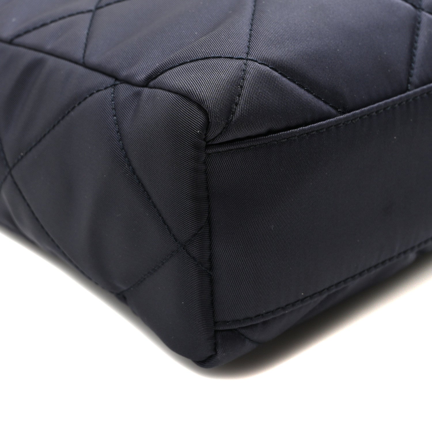 Prada Re-Nylon Saffiano Stitched Re-Edition 1995 Chaine Shoulder Bag Navy 8 of 9