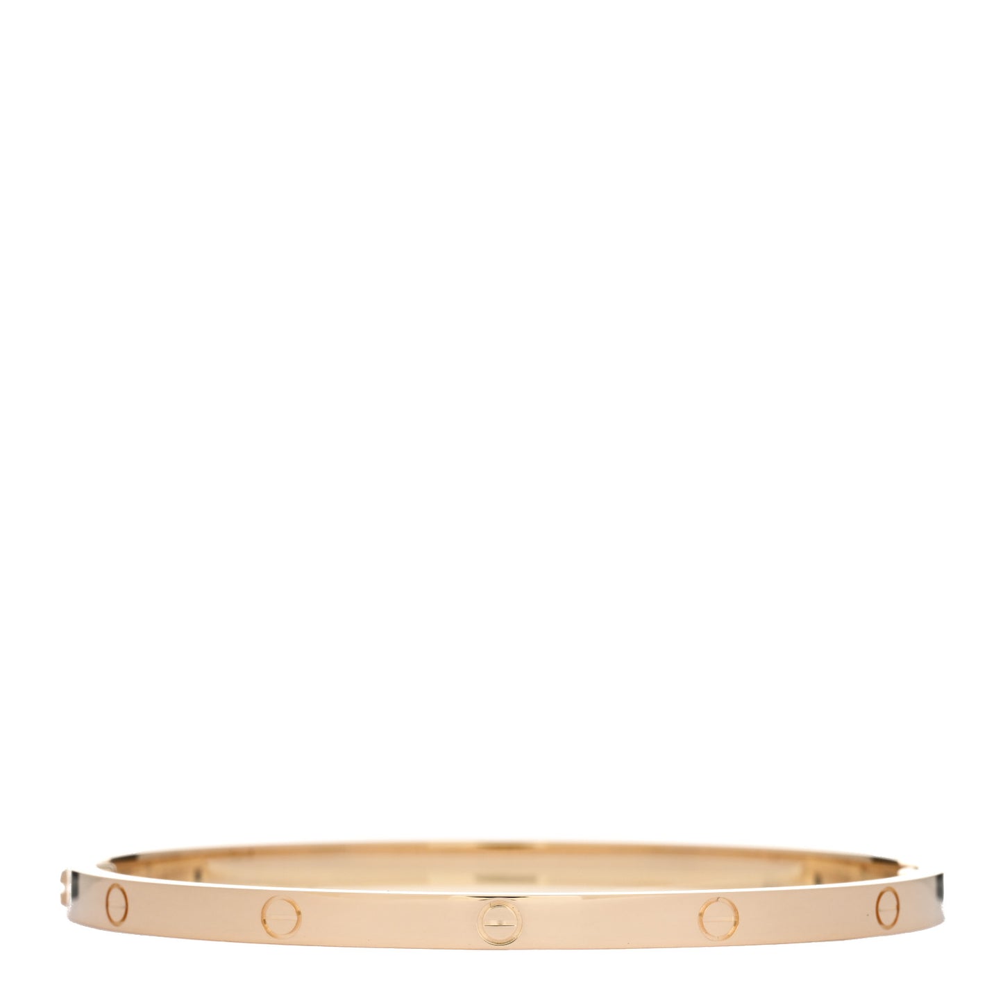 18K Yellow Gold Small LOVE Bracelet 17
