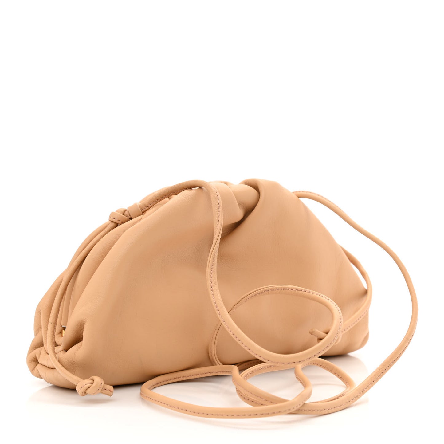 Butter Calfskin The Mini Pouch Almond