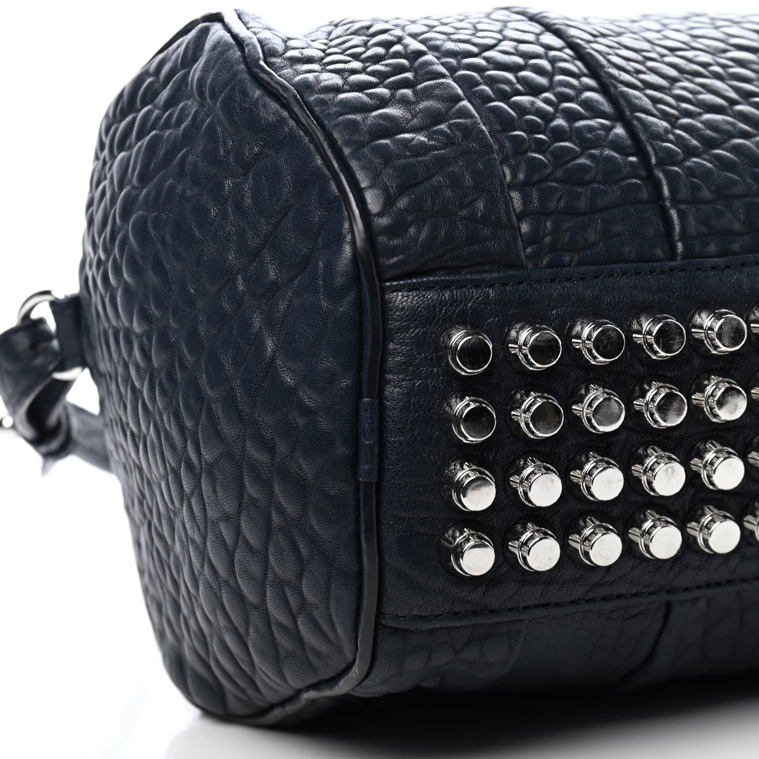 Alexander Wang Pebbled Lambskin Rockie Neptune Rhodium Hardware 12 of 17