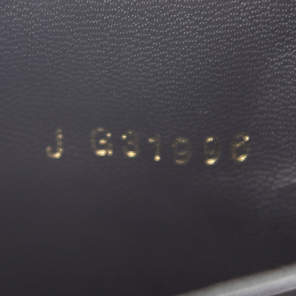 Chanel Calfskin Patent Pearl Short Boots 37.5 Black Gold 8 of 9