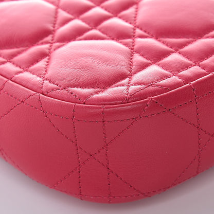 Christian Dior Lambskin Cannage Miss Dior Promenade Pouch Fuchsia 13 of 16