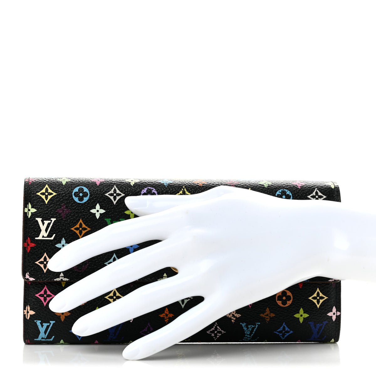 Monogram Multicolor Sarah Wallet Black Grenade