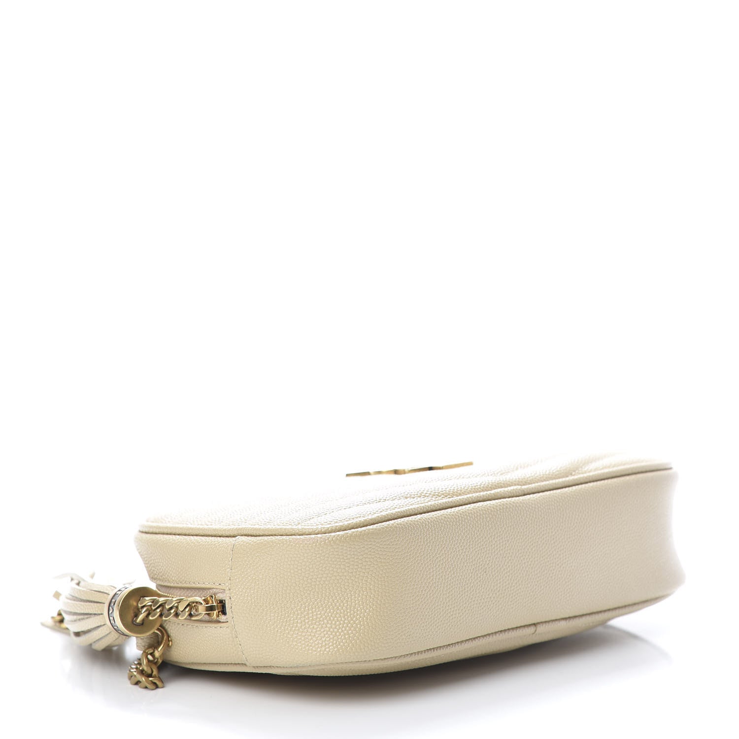 Saint Laurent Grain De Poudre Matelasse Monogram Mini Lou Camera Bag Sea Salt 4 of 10