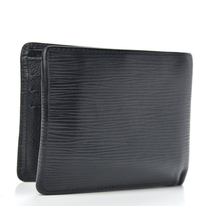 Louis Vuitton Epi Multiple Wallet Black 2 of 8