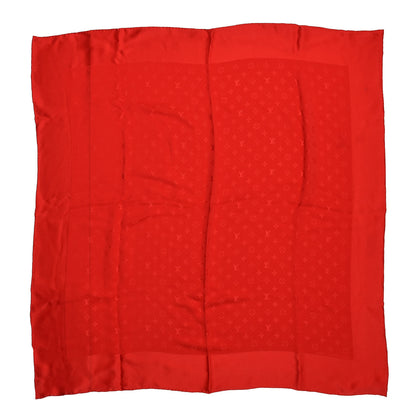 Louis Vuitton Silk Monogram Monaco Square Scarf Red 1 of 4