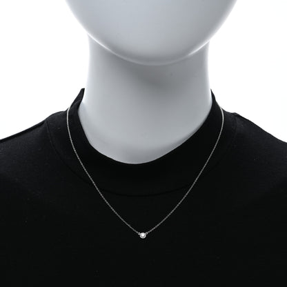 Tiffany Platinum Diamond .17ct Elsa Peretti Diamonds by the Yard Pendant Necklace 2 of 5