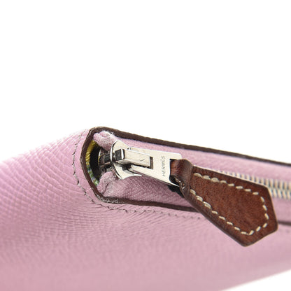 Hermes Epsom Silk'In Wallet Mauve Sylvestre 9 of 9