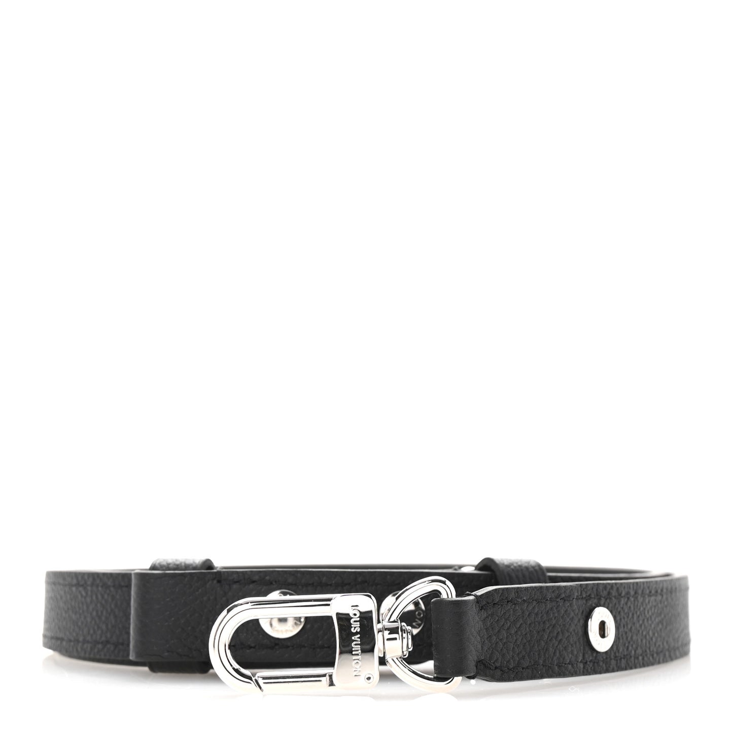 Calfskin Buci Shoulder Strap Black