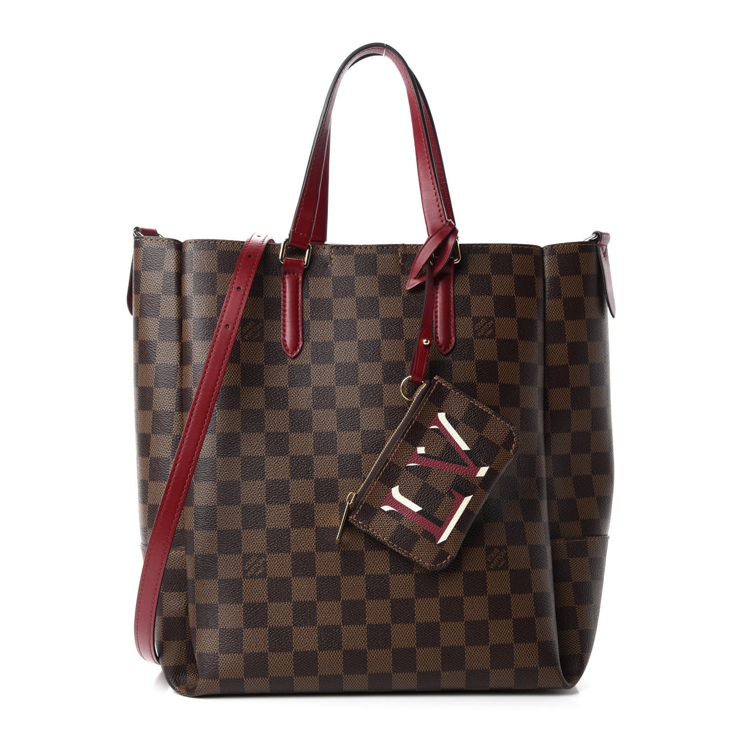 Damier Ebene Belmont MM Cherry Berry