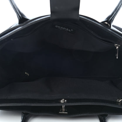 Chanel Calfskin Cerf Executive Shopper Tote Black 4 of 12