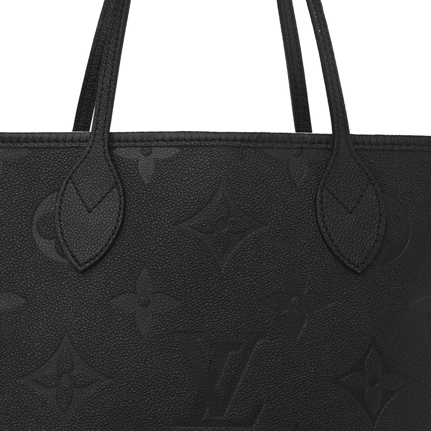 Louis Vuitton Empreinte Monogram Giant Neverfull MM Black 8 of 13