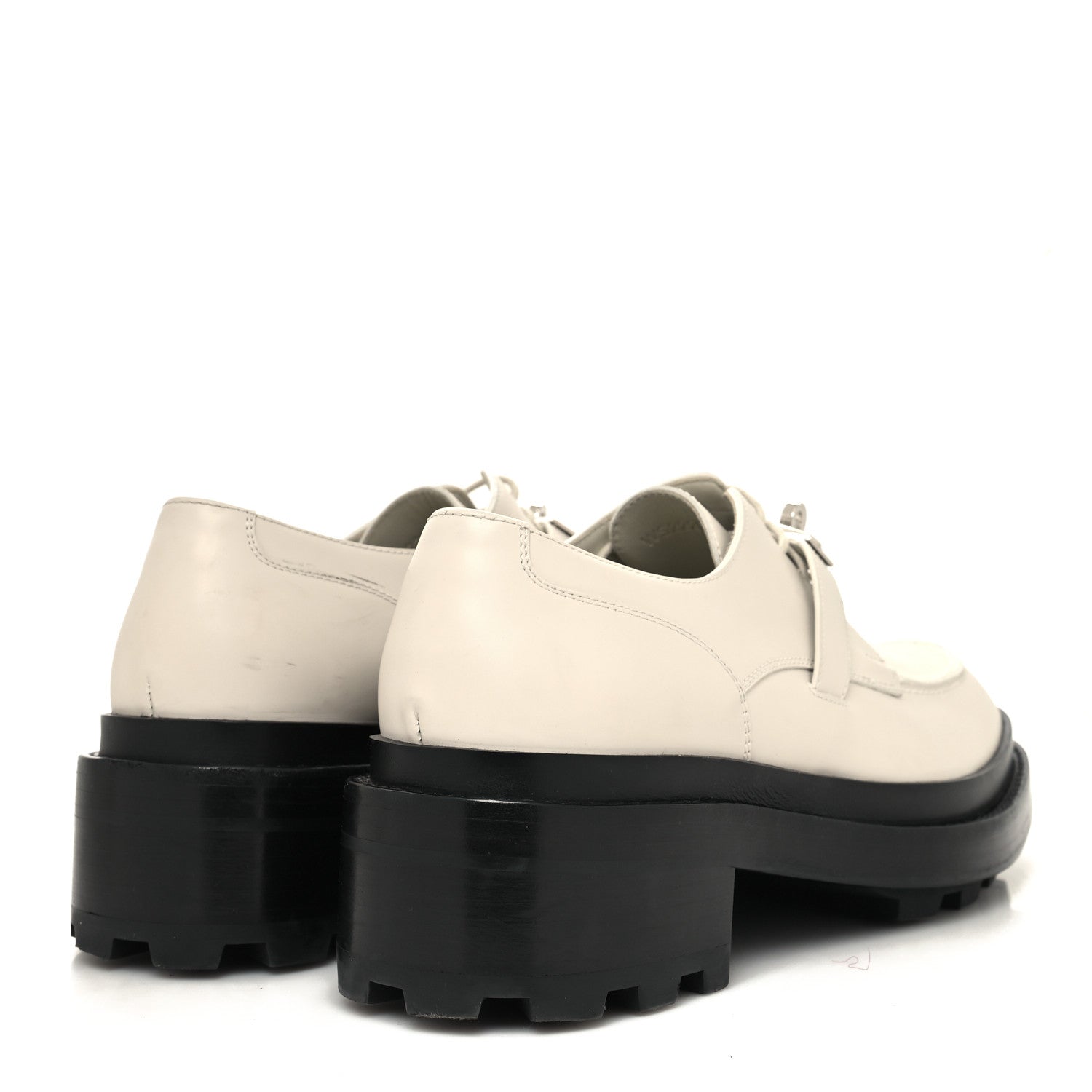 Hermes Glossed Calfskin First Derby 39 Beige Glaise 4 of 9