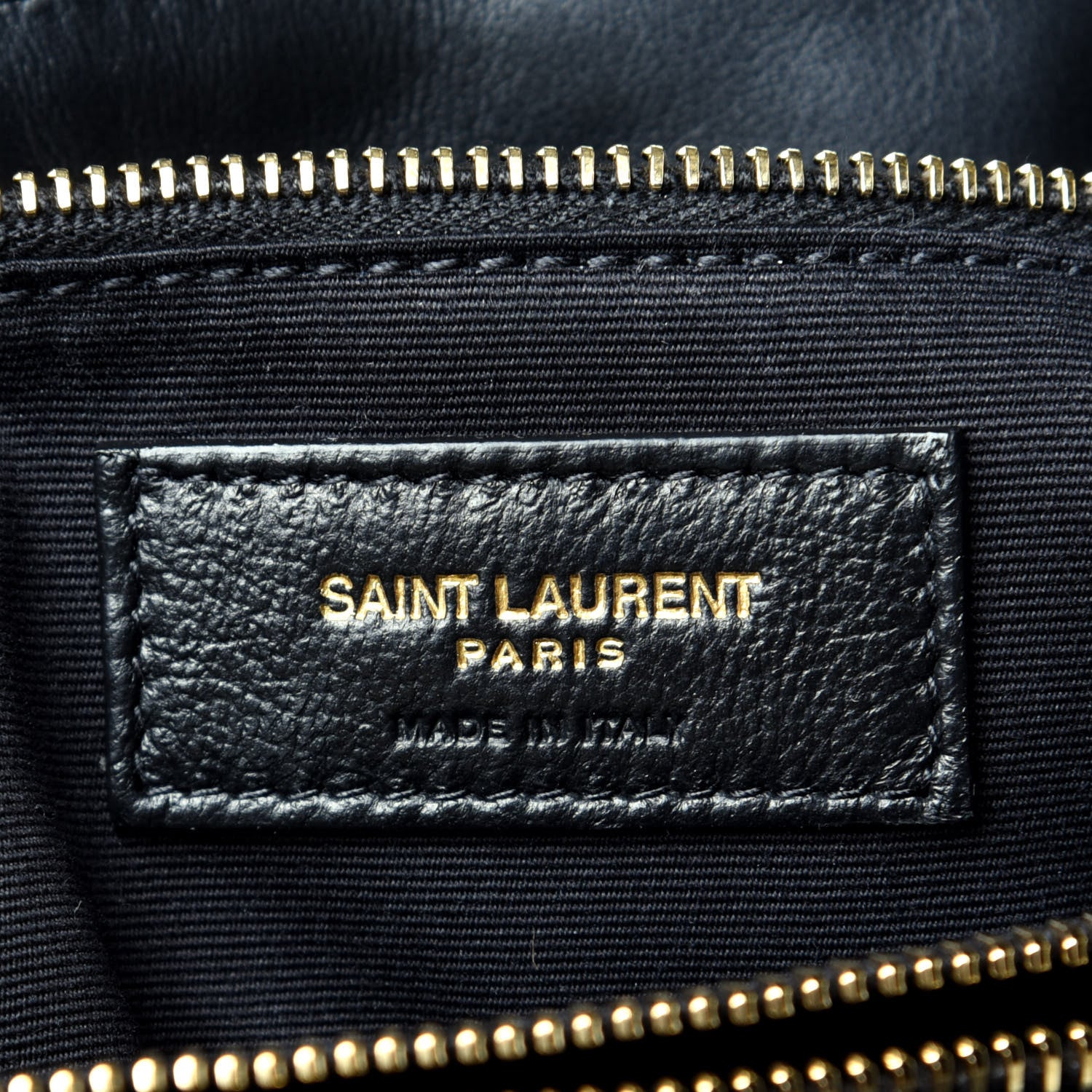 Saint Laurent Calfskin Y Quilted Monogram Medium Loulou Chain Satchel Black 5 of 9
