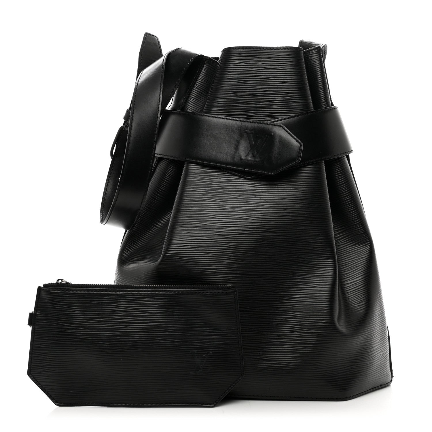 Louis Vuitton Epi Sac D'Epaule GM Black 1 of 10
