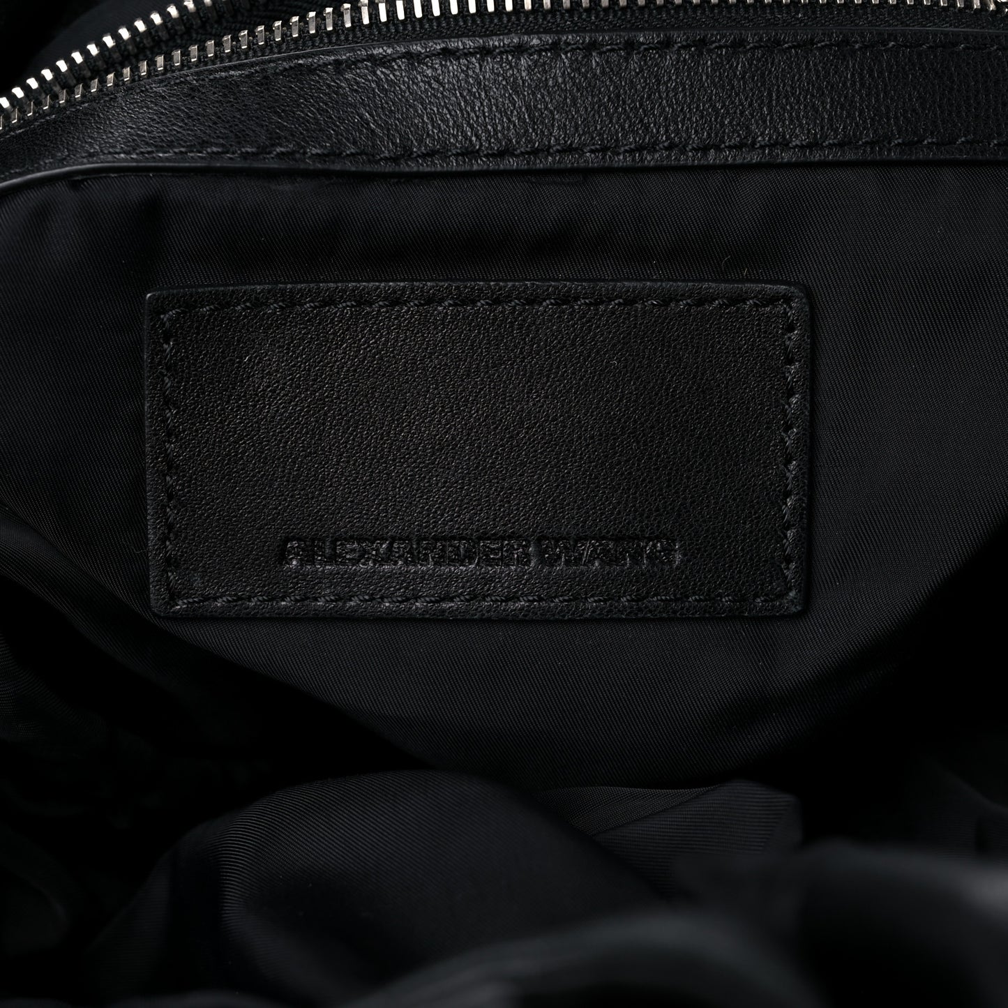 Lambskin Marti Backpack Bag Washed Black Rhodium Hardware